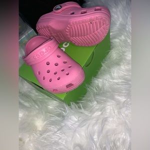 Pink Toddler Crocs 8c